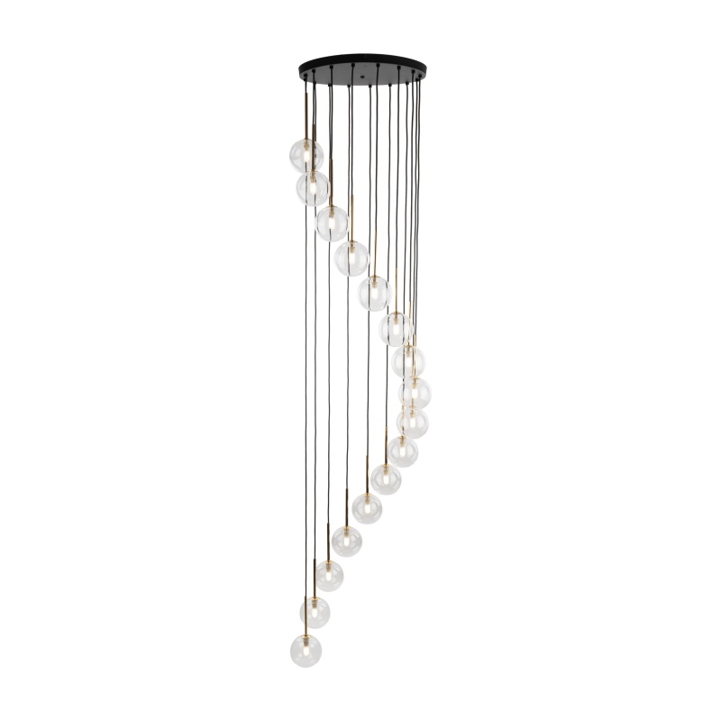 TK10182  AURORA TRANSPARENT LAMPA WISZĄCA 16