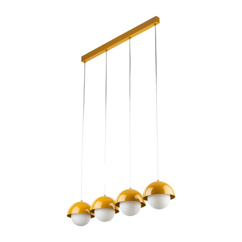 TK10267  BONO OCHRA LAMPA WISZĄCA 4 LISTWA