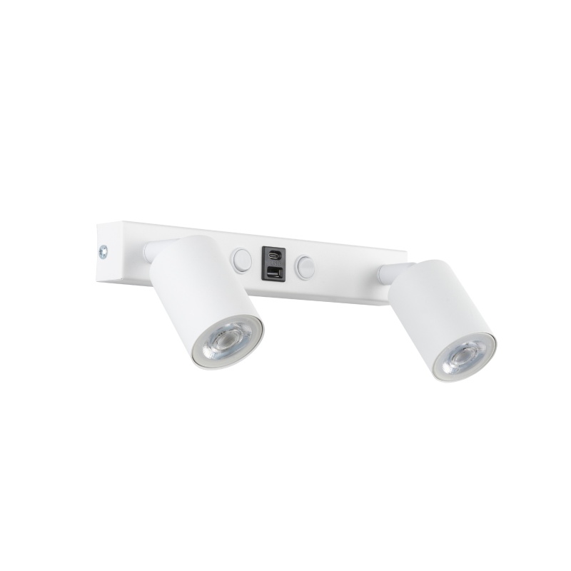 TK10276  TOP WHITE 2 KINKIET Z USB