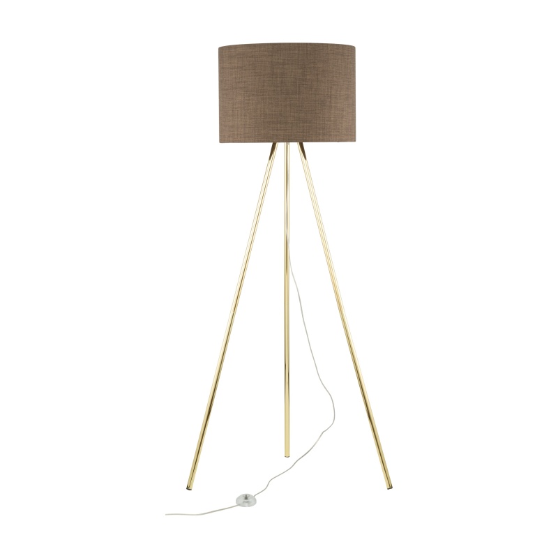 TK16032  UMBERTO BROWN GOLD LAMPA PODŁOGOWA 1
