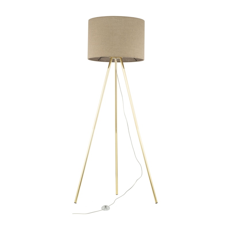 TK16036  UMBERTO LINEN GOLD LAMPA PODŁOGOWA 1