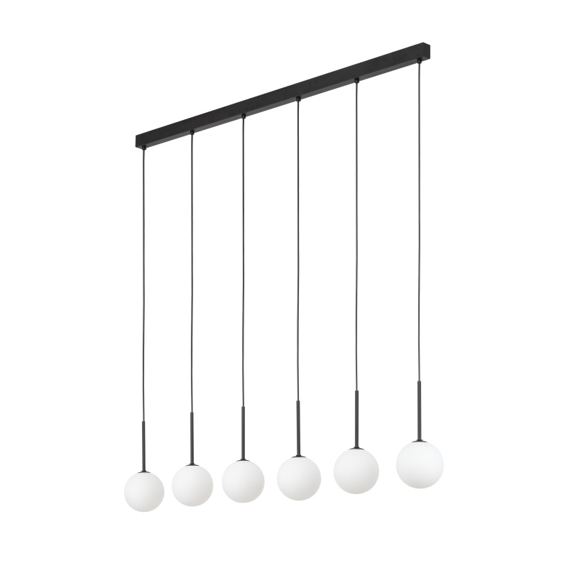 TK4504  MARTIN BLACK WHITE LAMPA WISZĄCA 6