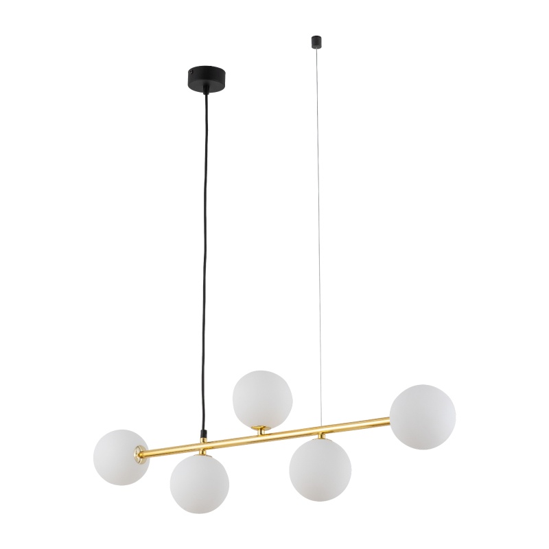 TK4549  ESTERA GOLD LAMPA WISZĄCA 5 PŁ
