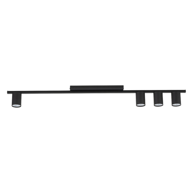 TK4566  LOGAN BLACK LAMPA SUFITOWA 4 PŁ
