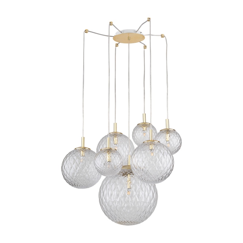 TK4608  CADIX GOLD LAMPA SUFITOWA 7 PŁ