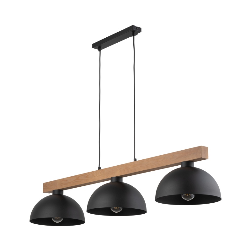 TK4710  OSLO BLACK LAMPA WISZĄCA 3 PŁ