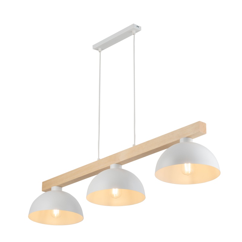 TK4712  OSLO WHITE LAMPA WISZĄCA 3 PŁ