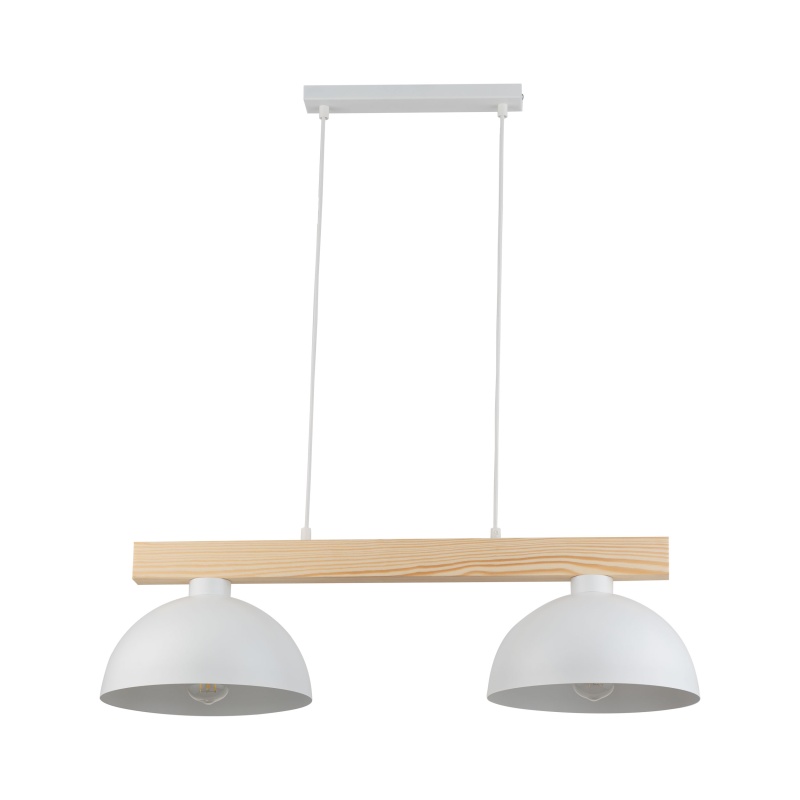 TK4713  OSLO WHITE LAMPA WISZĄCA 2 PŁ