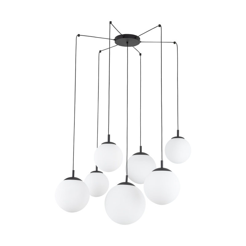 TK4794  ESME WHITE LAMPA WISZĄCA 7 PAJĄK