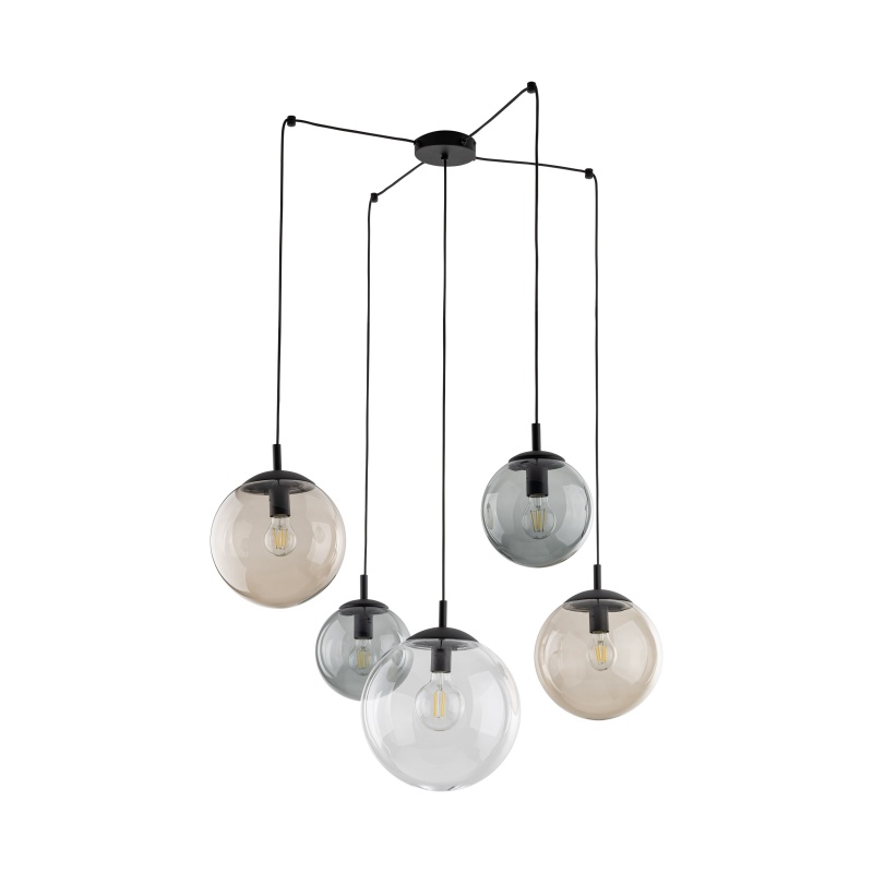 TK4796  ESME MIX LAMPA WISZĄCA 5 PAJĄK