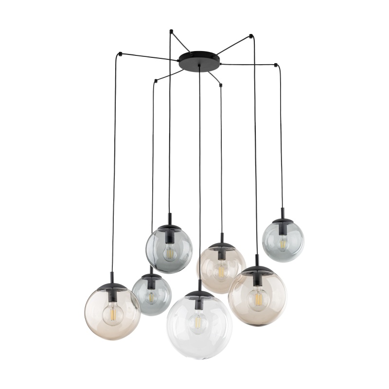 TK4863  ESME MIX LAMPA WISZĄCA 7 PAJĄK