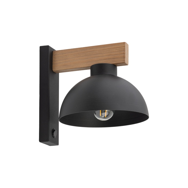 TK4961  OSLO BLACK KINKIET 1PŁ