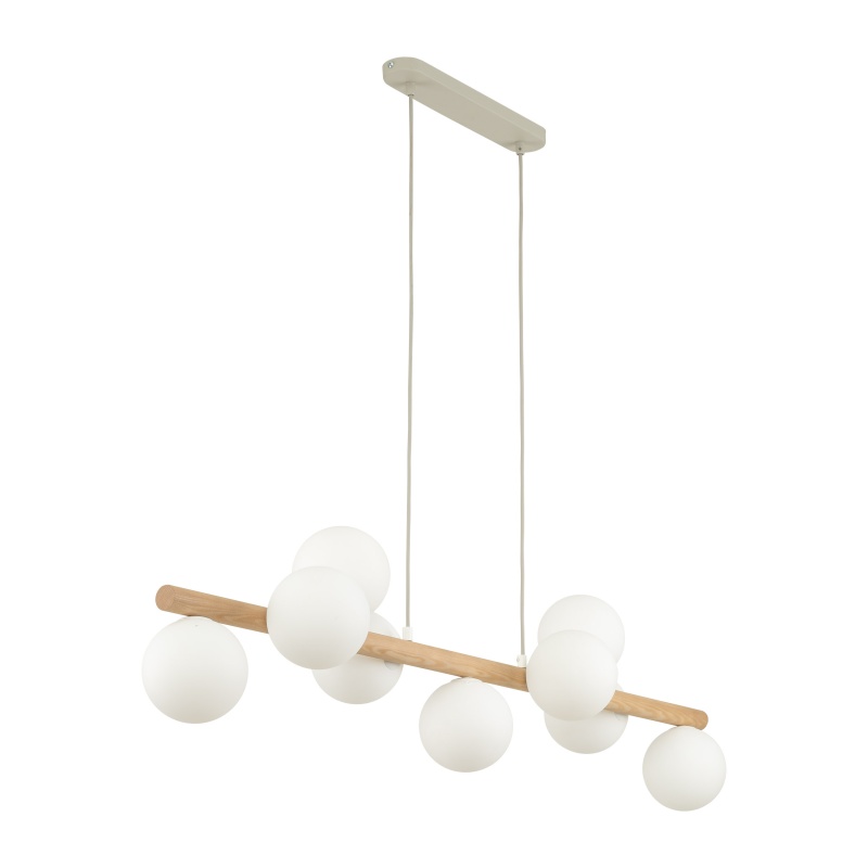 TK5906  ESTERA WOOD LAMPA WISZĄCA 9 PŁ