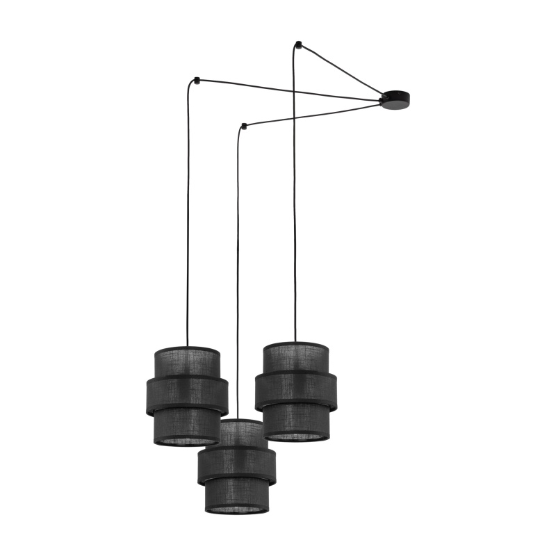 TK5976  CALISTO BLACK LAMPA WISZĄCA 3