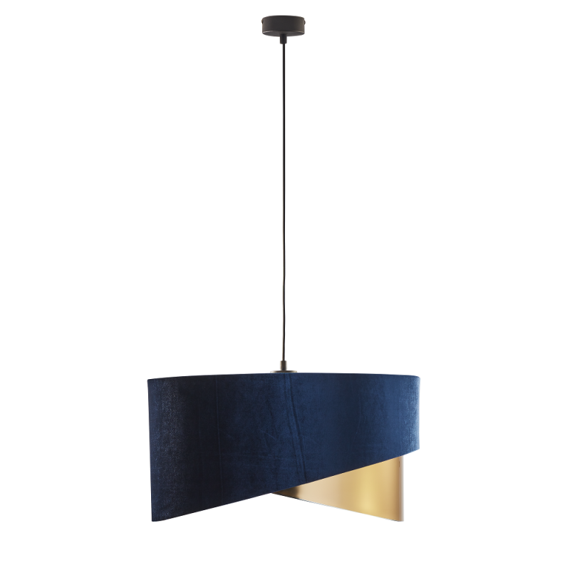 TK6434  TERCINO BLUE / GOLD HANGING LAMP 3 CUTS 500