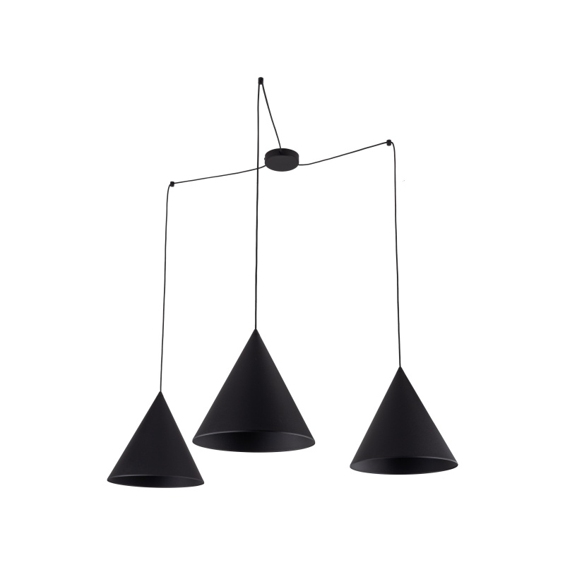 TK6629  CONO BLACK LAMPA WISZĄCA 3 L