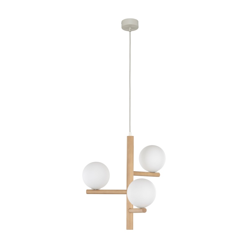 TK6799  ESTERA WOOD LAMPA WISZĄCA 3 PŁ