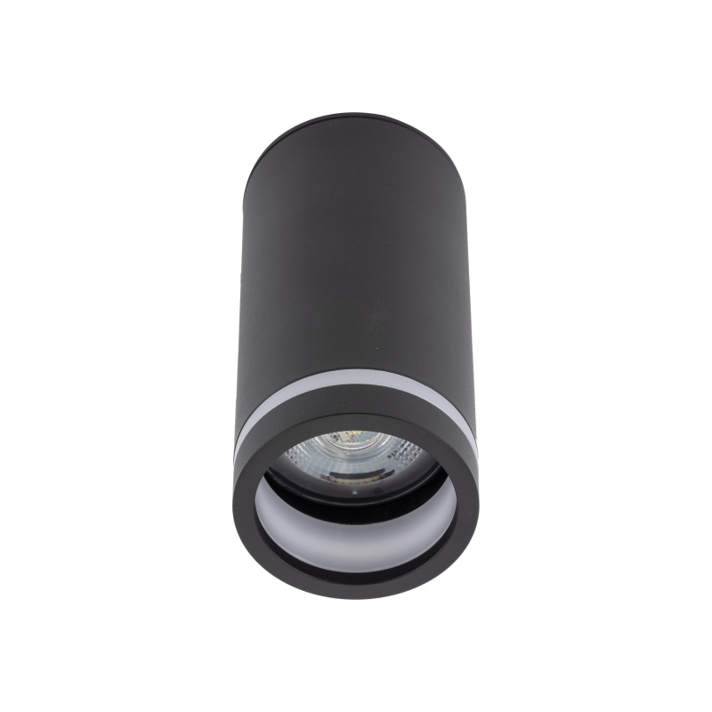 TK6918  JET BLACK DOWNLIGHT 1xGU10