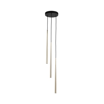 TK10117  PIANO BLACK GOLD LAMPA WISZACA 3