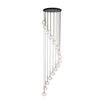 TK10182  AURORA TRANSPARENT LAMPA WISZĄCA 16