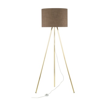 TK16032  UMBERTO BROWN GOLD LAMPA PODŁOGOWA 1