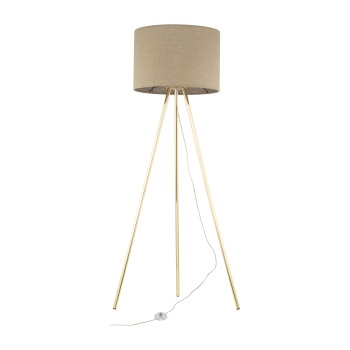TK16036  UMBERTO LINEN GOLD LAMPA PODŁOGOWA 1
