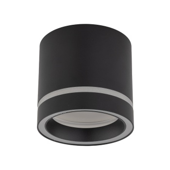 TK4351  JET BLACK GX53 + ŻARÓWKA LED GX53 7W 4100 K