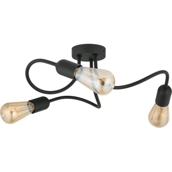 TK4407  WAVE BLACK  E27