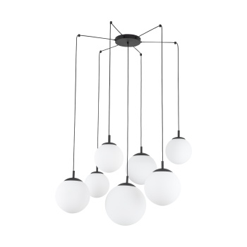 TK4794  ESME WHITE LAMPA WISZĄCA 7 PAJĄK