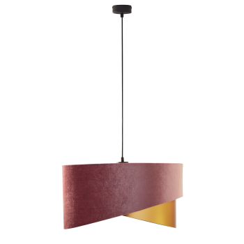 6430  TERCINO PINK / GOLD HANGING LAMP 3 CUTS 500