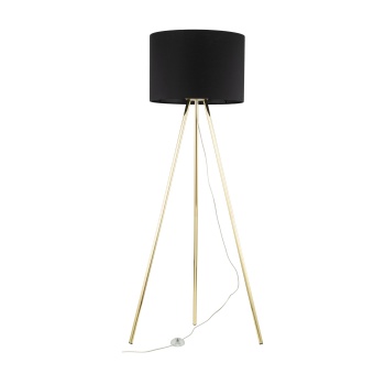TK6635  UMBERTO BLACK GOLD LAMPA PODŁOGOWA 1