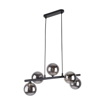 TK6707  ESTERA BLACK LAMPA WISZĄCA 5 PŁ