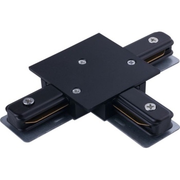 PROFILE RECESSED T-CONNECTOR BLACK T8835