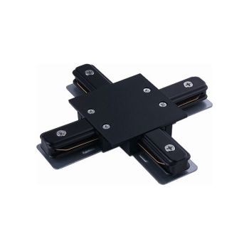 PROFILE RECESSED X-CONNECTOR BLACK T8837