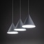 TK10011  CONO WHITE LAMPA WISZĄCA 3 LISTWA