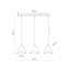 TK10011  CONO WHITE LAMPA WISZĄCA 3 LISTWA