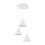 TK10012  CONO WHITE LAMPA WISZĄCA 3 KOŁO