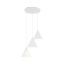TK10012  CONO WHITE LAMPA WISZĄCA 3 KOŁO