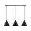 TK10060  CONO BLACK LAMPA WISZĄCA 3 L LISTWA