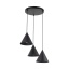TK10067  CONO BLACK LAMPA WISZĄCA 3 KOŁO S