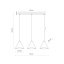 TK10068  CONO BLACK LAMPA WISZĄCA 3 S LISTWA