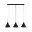 TK10068  CONO BLACK LAMPA WISZĄCA 3 S LISTWA