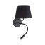TK10081  MAJA BLACK KINKIET + G9