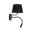 TK10081  MAJA BLACK KINKIET + G9