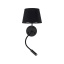 TK10081  MAJA BLACK KINKIET + G9