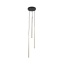 TK10117  PIANO BLACK GOLD LAMPA WISZACA 3