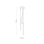 TK10117  PIANO BLACK GOLD LAMPA WISZACA 3