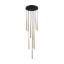 TK10118  PIANO BLACK GOLD LAMPA WISZACA 10