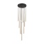 TK10118  PIANO BLACK GOLD LAMPA WISZACA 10