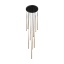 TK10118  PIANO BLACK GOLD LAMPA WISZACA 10